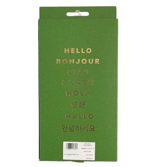 KATE SPADE NIB COMOLD CASE FOR IPHONE 7 NEEDLEPOINT CALL ME - Picture 5 of 5